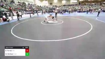 110 lbs Semifinal - Diego Torrez, Hammer House Mafia vs Will McNeal, TDWC