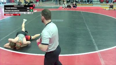 165 lbs Quarterfinal - Gage Bernall, University Of Central Missouri vs Hayden Helgeson, Grand View