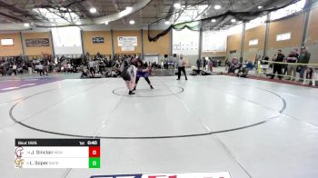 235 lbs Consi Of 4 - Jasmine Sinclair, Windham/GNG/Westbrook vs Lillian Soper, Bucksport