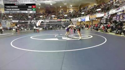 190 lbs Cons. Round 2 - Gavin Bowman, Douglass Hs vs Cole Mathes, Humbolt Hs