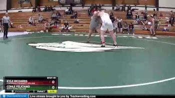 285 lbs 1st Place Match - Cohle Feliciano, North Idaho College vs Kyle Richards, Clackamas Community College