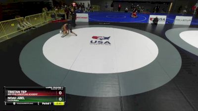 70 lbs Cons. Round 1 - Noah Abel, California vs Tristan Tep, Red Star Wrestling Academy