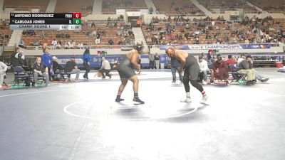 287-D3 Champ. Round 1 - Carloas Jones, Salpointe Catholic High School vs Antonio Rodriguez, Poston Butte High School