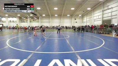 105 lbs Round Of 16 - Peyton Bishop, Maine Trappers WC vs Pepper Matthews, Woburn