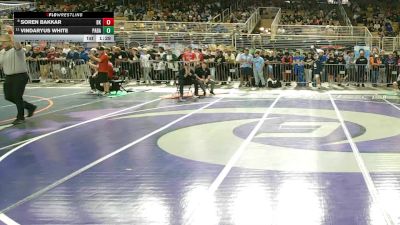 106 1A Champ. Round 1 - VinDaryus White, Palm Bay vs Soren Bakkar, Bishop Kenny