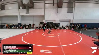 52 lbs Quarterfinal - Kacen Hinojos, Texas Elite Wrestling Club vs Max Anderson, Texas Elite Wrestling Club