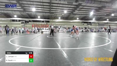 125 lbs Quarterfinal - Lillian Lampe, Unattached vs Rain Scott, Springs Elite