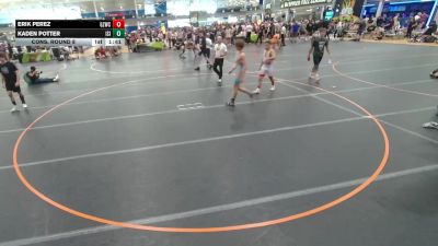 126 lbs Cons. Round 8 - Kaden Potter, ISI Wreslting Club vs Erik Perez, Unattached