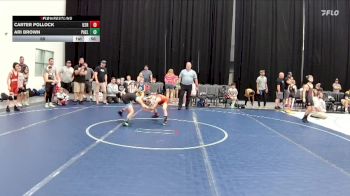 68 lbs Round 1 (6 Team) - Carter Pollock, U2 The Revolution vs Ari Brown, PA East Lightning