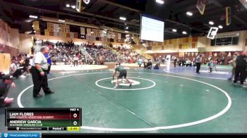 108 lbs Semifinal - Andrew Garcia, Oceanside Wresling Club vs Liam Flores, Wine Country Wrestling Academy