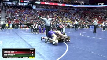 2A-215 lbs Cons. Round 2 - Trevor Bailey, Iowa Falls-Alden vs Chris Wrage, Central DeWitt