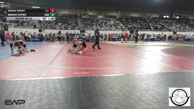 100 lbs Round Of 16 - Isaiah Stout, F-5 Grappling vs Mekko Stites, Berryhill High School