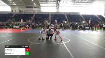 52 lbs Round Of 16 - Rokzen Mundt, Thorobred WC vs McCoy Hunt, Sanford Club Wrestling