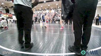 110 lbs Rr Rnd 1 - Brinlee Wooten, Warner Youth vs Maddie Burkhart, Tulsa Blue T Panthers