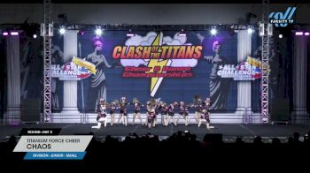 Titanium Force Cheer - Chaos [2024 L1 Junior - Small Day 2] 2024 ASC Clash of the Titans Schaumburg & CSG Dance Grand Nationals
