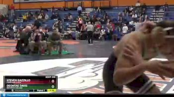 165 lbs Cons. Round 2 - Deontae Davis, Defiance College vs Steven Gazzillo, Cortland State