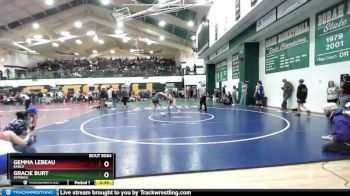 132 lbs Cons. Semi - Gracie Burt, Syringa vs Gemma LeBeau, Eagle