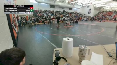 91 lbs Quarterfinal - Tucker Sayler, Thermopolis Middle School vs Tracen Barton, Riverton Middle School