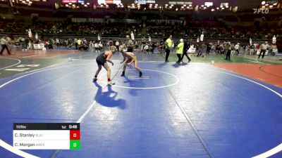 112 lbs Consi Of 16 #2 - Caleb Stanley, Blairstown Wrestling Club vs Colin Morgan, American MMAW