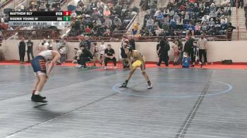80_B lbs Quarterfinal - Matthew Bly, Wyoming Area vs Dozier Young IV, Shaler