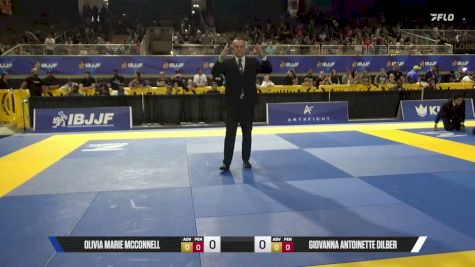 Olivia Marie McConnell vs Giovanna Antoinette Dilber 2026 Pan Kids Jiu-Jitsu IBJJF Championship