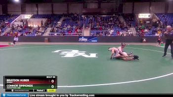 157 lbs Quarterfinal - Braydon Huber, UMary vs Connor Simmonds, Augustana (SD)