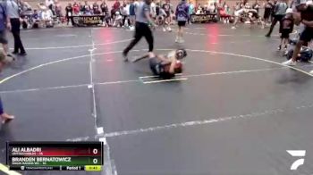 75 lbs Finals (8 Team) - Ali Albadri, Untouchables vs Branden Bernatowicz, Ragin Raisins WC