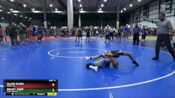 75 lbs Quarterfinal - Brady Sher, Lake Gibson vs Allen Dunn, SOHK