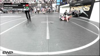 64 lbs Rr Rnd 3 - Christian McMullin, Rogue Warrior Wrestling vs Wyatt Davis, Del City Little League Wrestling