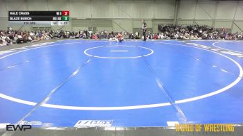 120 lbs 3rd Place - Kale Crass, WI Dual Team 14U vs Blaze Burch, OK Elite 14U Black