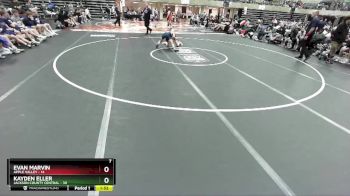 114 lbs Round 1 (4 Team) - Kayden Eller, Jackson County Central vs Evan Marvin, Apple Valley