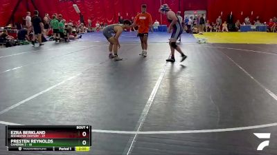 165 lbs Round 2 (4 Team) - Ezra Berkland, Rochester Century vs Presten Reynolds, Cameron 2