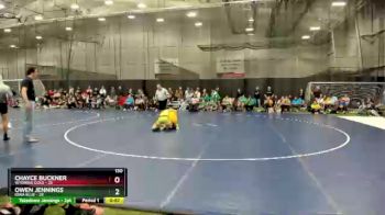 130 lbs Round 3 (4 Team) - Owen Jennings, Iowa Blue vs Chayce Buckner, Wyoming Gold