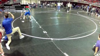 112 lbs Champ. Round 2 - Wyatt Jenson, Nebraska Boyz vs Chase Madsen, Kearney MatCats Wrestling Club