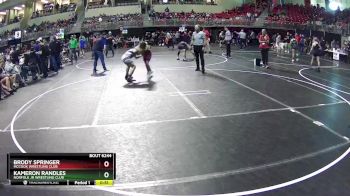 105 lbs Cons. Round 3 - Kameron Randles, Norfolk Jr Wrestling Club vs Brody Springer, McCook Wrestling Club