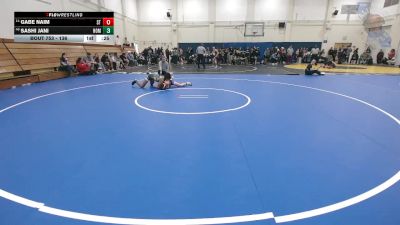 136 lbs Cons. Round 4 - Sashi Jani, Homestead vs Gabe Naim, Santa Teresa