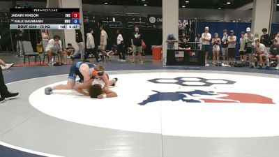 72 kg Cons. Sub-rd Of 16 - Jabari Hinson, SOUTHWEST WRESTLING CLUB vs Kale Baumann, MATPAC Wrestling Club