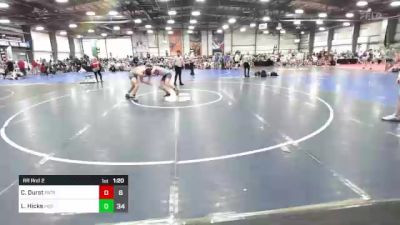 182 lbs Rr Rnd 2 - Cooper Durst, Patriot USA Wrestling Club vs Landon Hicks, Indiana Outlaws White