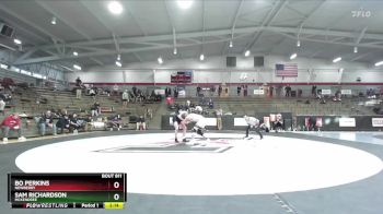 165 lbs 5th Place Match - Sam Richardson, McKendree vs Bo Perkins, Newberry