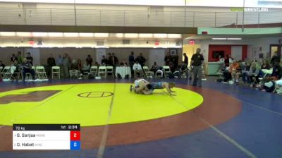 70 kg Consolation - Ganbayar Sanjaa, Mongolia vs Dave Habat, Nyac/mwc