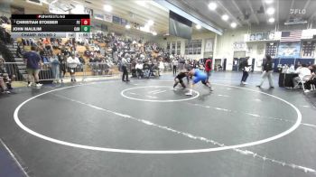 165 lbs Champ. Round 2 - Christian Stoeber, Fountain Valley vs John Malilim, Canyon