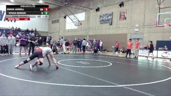 184 lbs Cons. Round 2 - Simon Jarrell, Unattached vs Ethan Ensrud, Linfield University