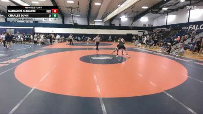 197 lbs Cons. Round 1 - Nathaniel Manarin, Messiah vs Charles Dunn, Johns Hopkins