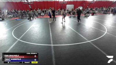 152 lbs Cons. Round 4 - Finn Grauwels, Middleton Area Wrestling Club vs Trent Nabbefeld, Wisconsin