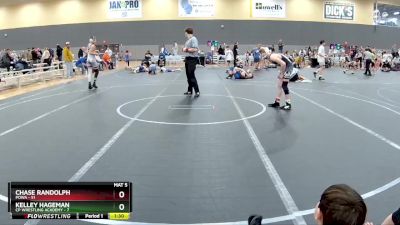 100 lbs Round 1 (6 Team) - Chase Randolph, POWA vs Kelley Hageman, CP Wrestling Academy