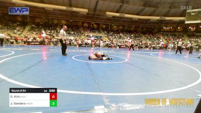 55 lbs Round Of 64 - Gunner Kirk, Buccaneer Wrestling Club vs Jack Sanders, Mat Assassins