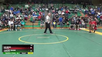 157 lbs Champ. Round 1 - AZ Hicks, Wauseon vs Carter Shank, Marysville