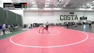 113 lbs Cons. Semi - Knox Espinoza, Poly/Long Beach vs Jacob Jenner, Wilson/Long Beach