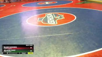 2 lbs Quarterfinal - Bejamin Ganz, Pace Academy vs Blake Summers, Fannin County