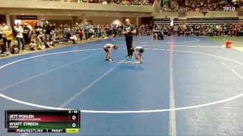 40 lbs Quarterfinal - Jett Pohlen, Z-M (Zumbrota/Mazeppa) vs Wyatt Streich, UNITED